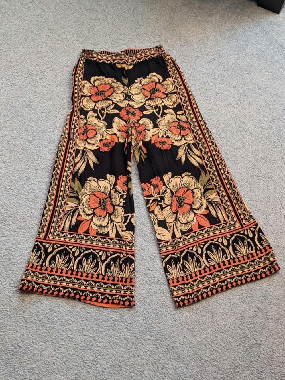 Eclipse Wide Leg Floral Pants